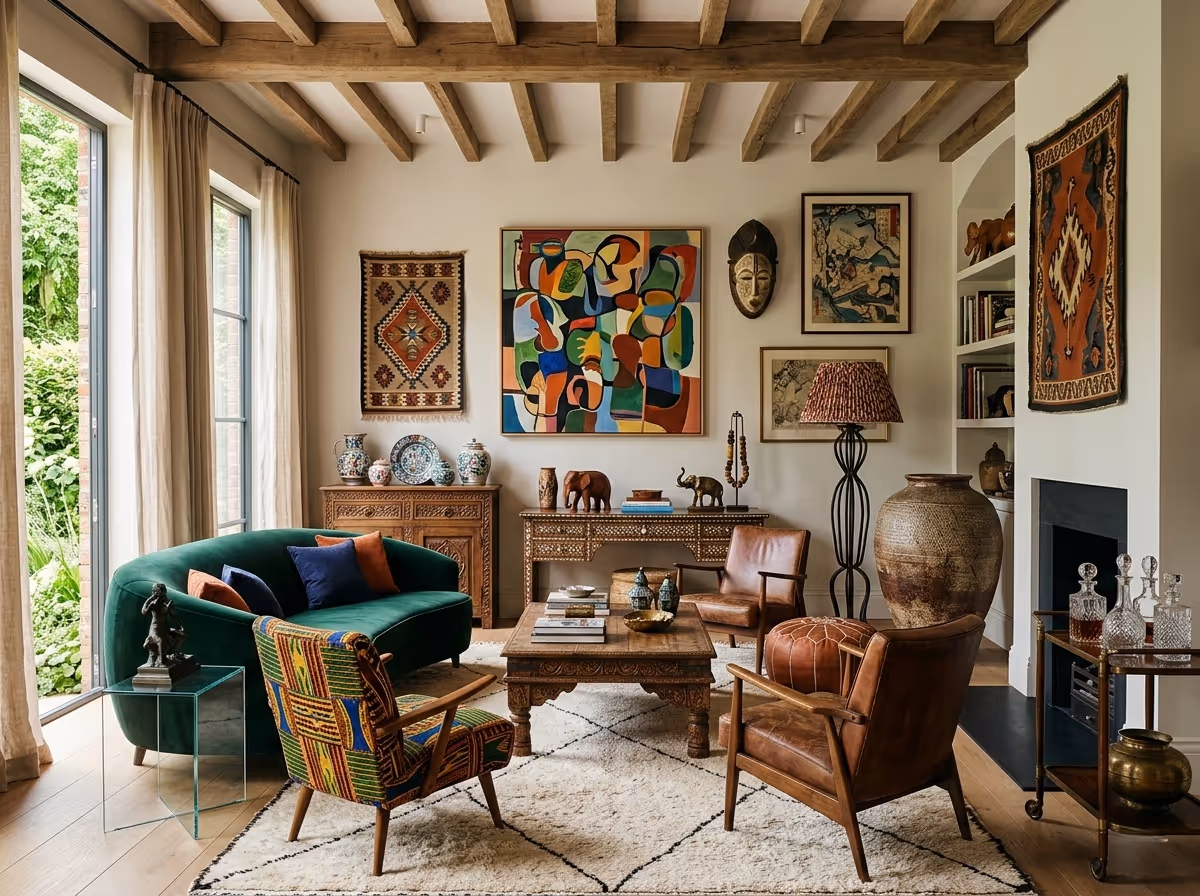 Eclectic Interior Design - The Global Mix | Clara AI