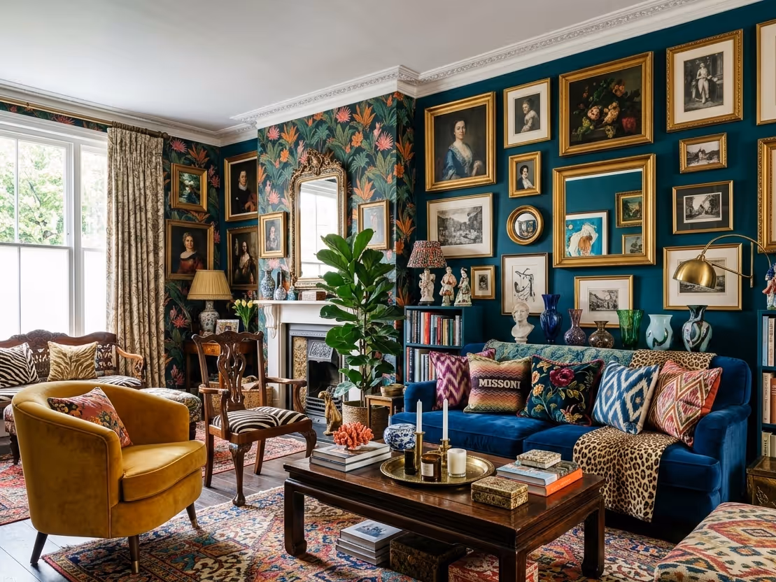 Maximalism Interior Design - The Bold Home | Clara AI
