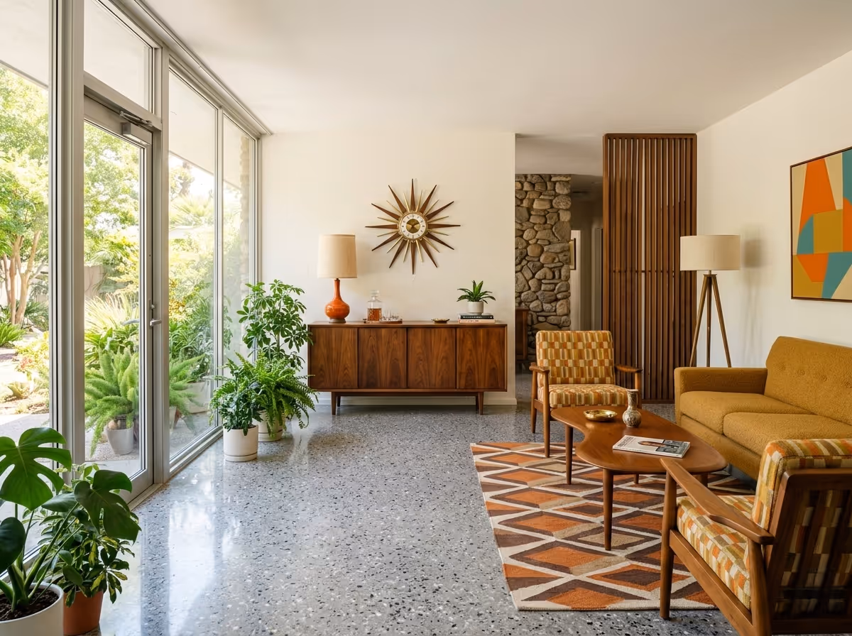 Mid-Century Modern Interior Design - The Classic MCM | Clara AI