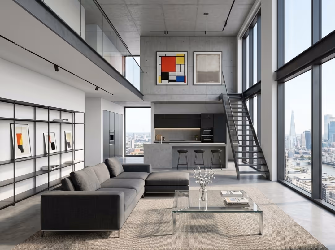 Modern Interior Design - The Modern Loft | Clara AI