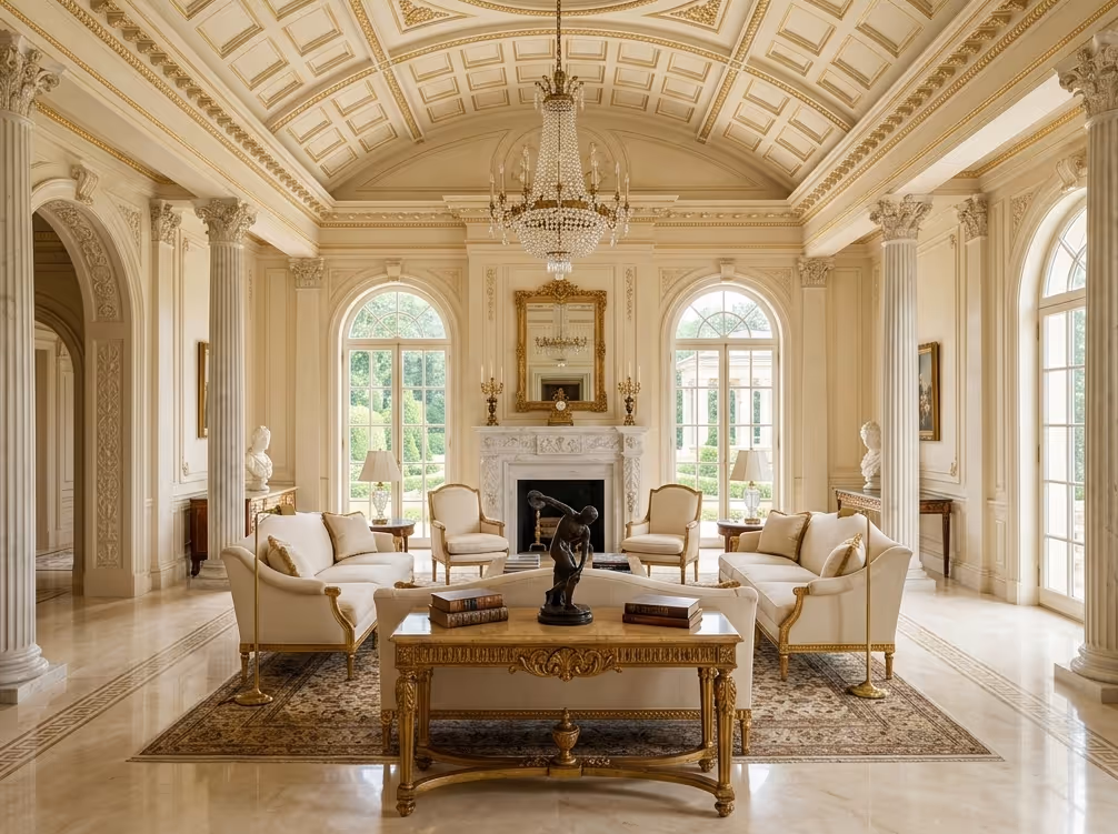 Neoclassical Interior Design - The Greek Revival | Clara AI