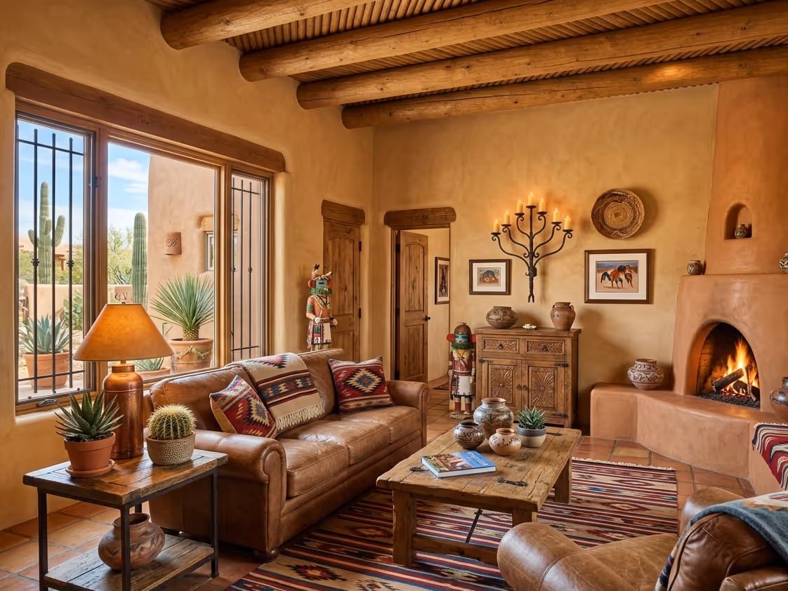 Southwestern Interior Design - The Adobe Style | Clara AI