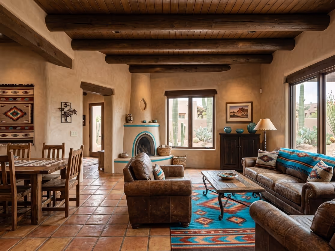 Southwestern Interior Design - The Desert Home | Clara AI