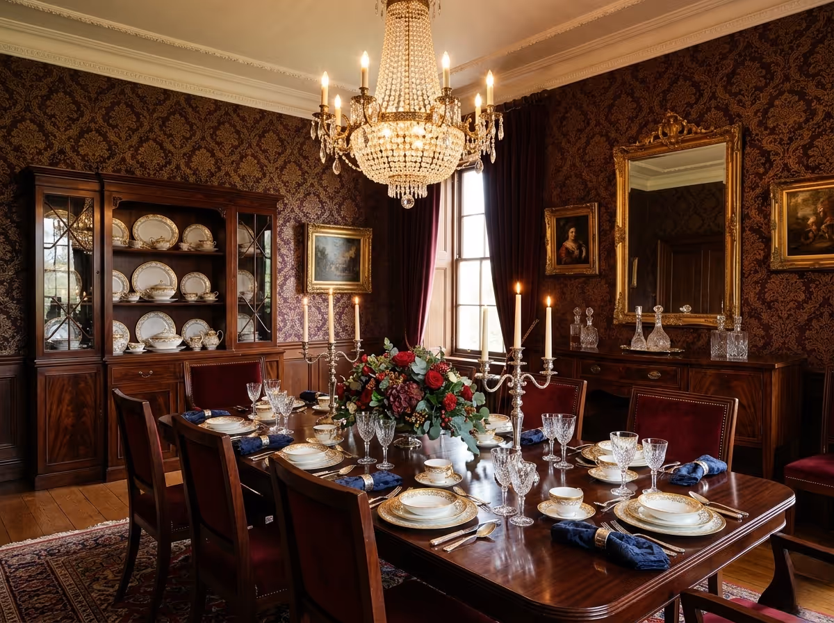Traditional Interior Design - The Traditional Dining | Clara AI
