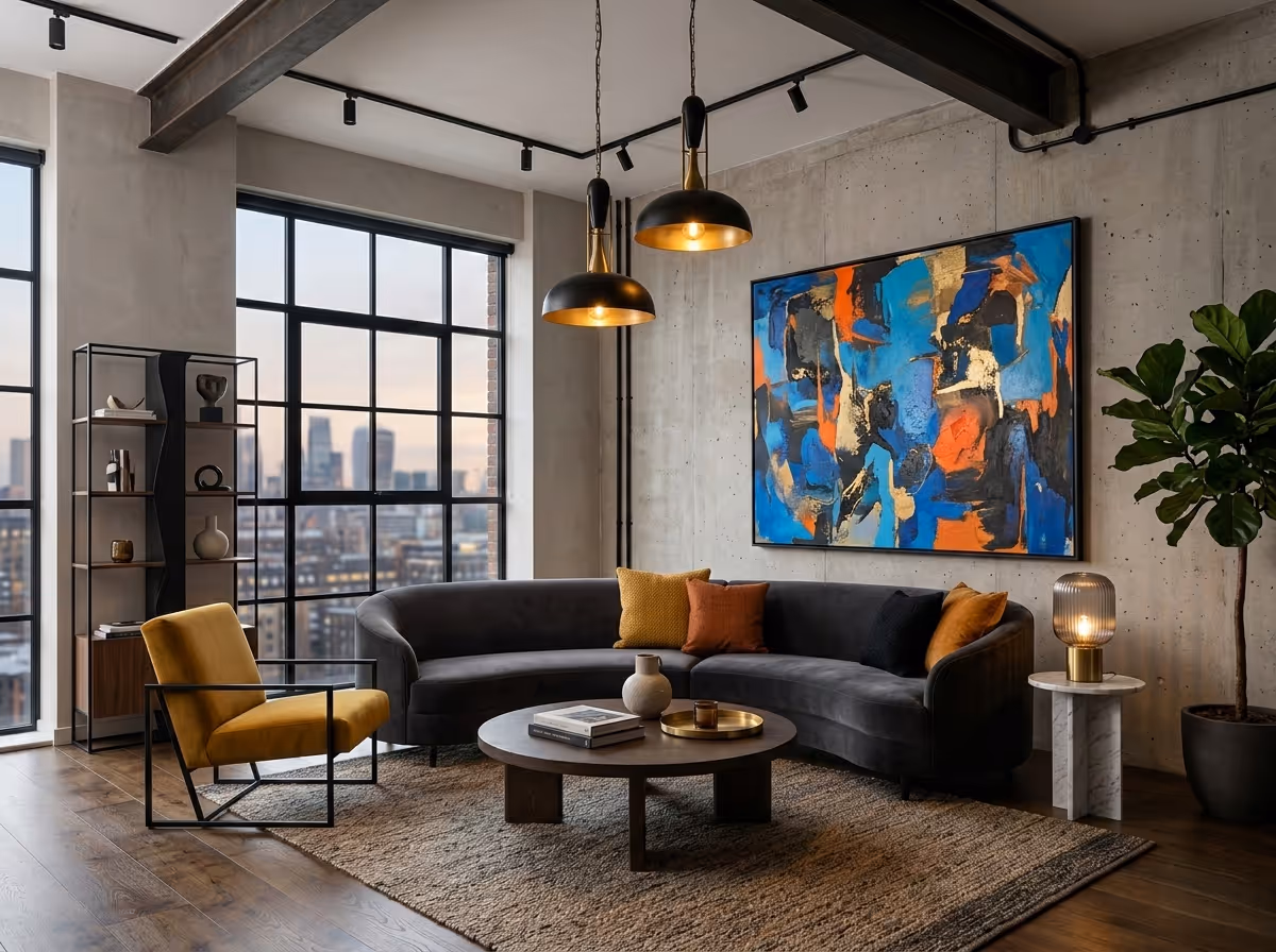 Urban Modern Interior Design - The Urban Chic | Clara AI