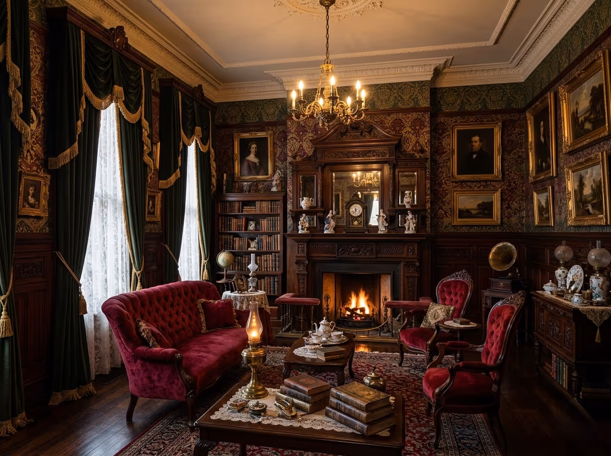 Victorian Interior Design - The Victorian Parlor | Clara AI