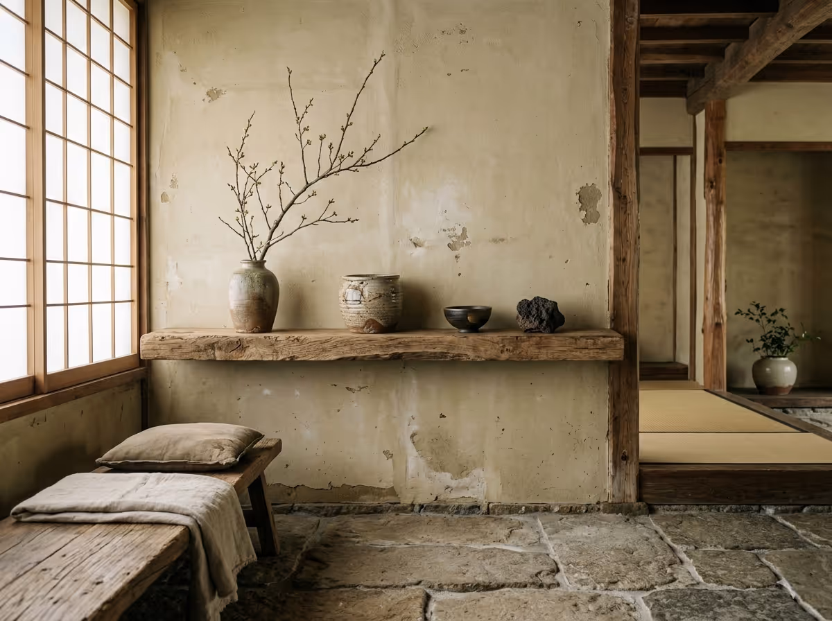 Wabi-Sabi Interior Design - The Wabi Space | Clara AI